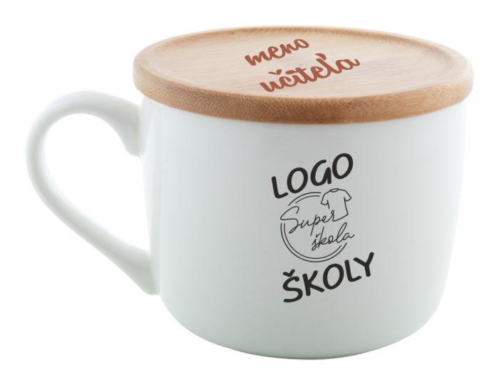 Porcelánový hrnček MUG2 s viečkom