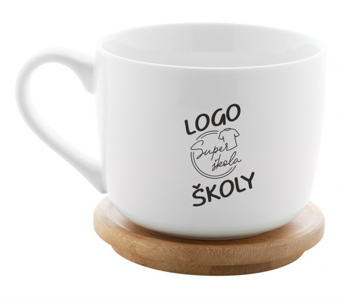 Porcelánový hrnček MUG2 s viečkom - Image 2