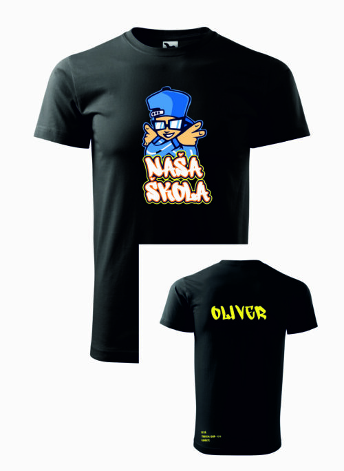 Unisex tričko RAP s menom