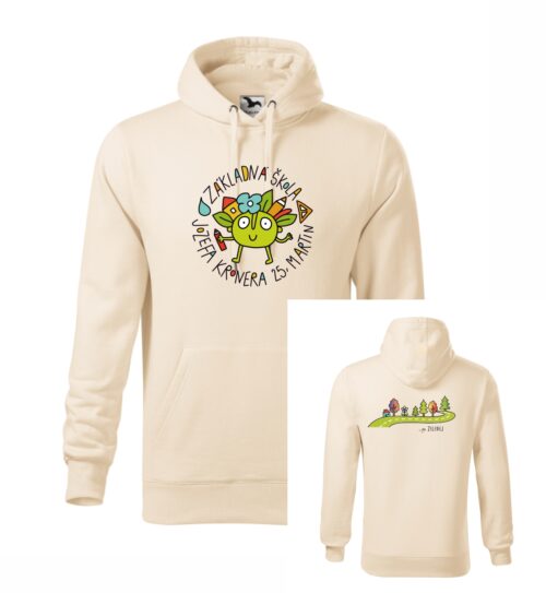 Unisex mikina CAPE ... po ZELENEJ